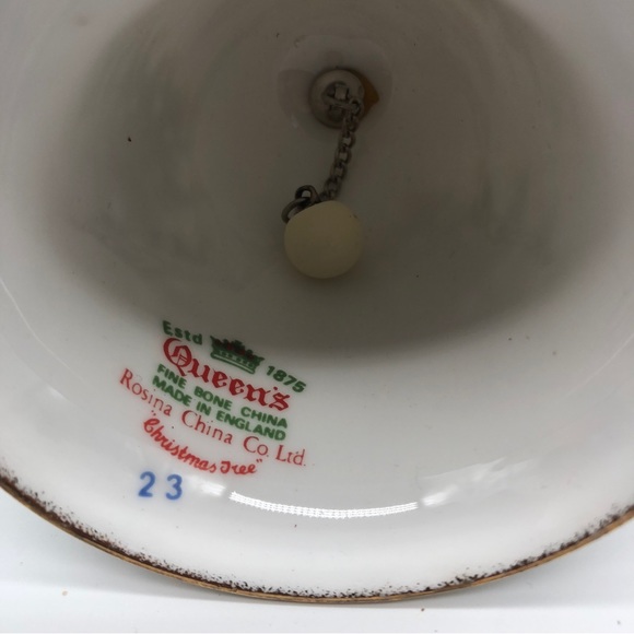 Porcelain Christmas bell - Picture 5 of 6